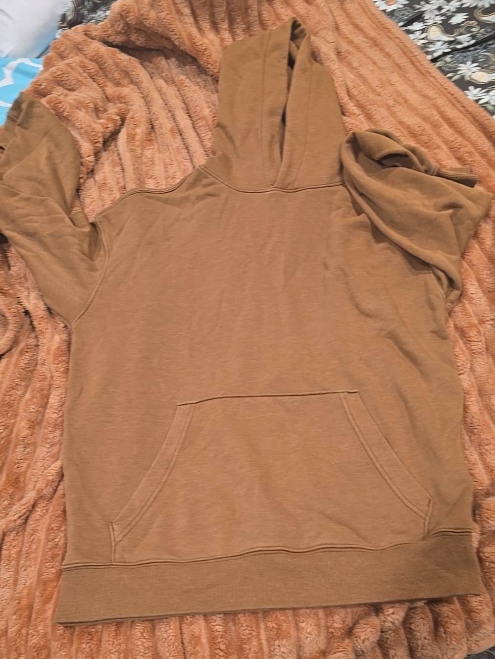 ❤️10/$30 Women’s Hooded Pullover Sweatshirt Tan Oversized